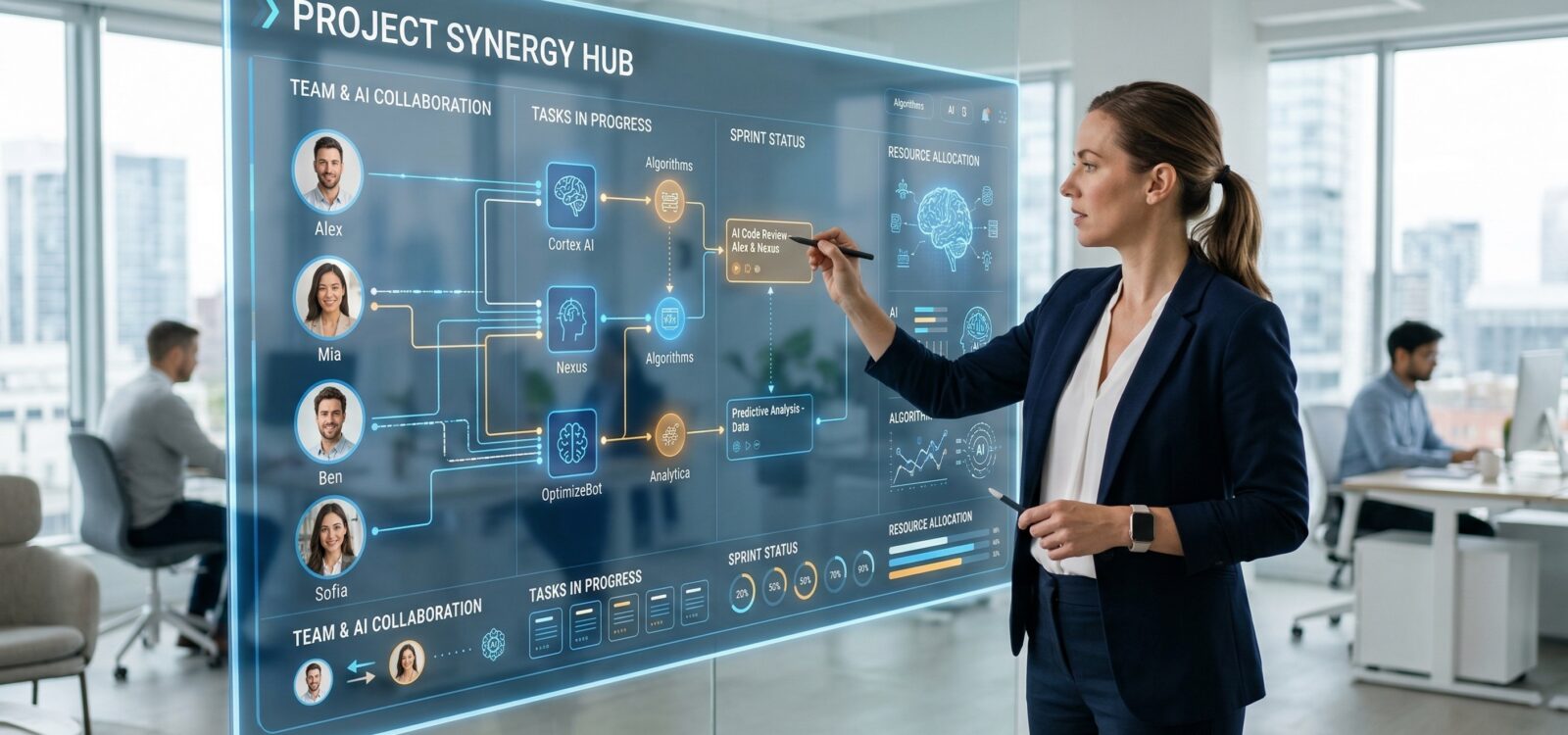 Project manager liderando proyectos en la era de la inteligencia artificial